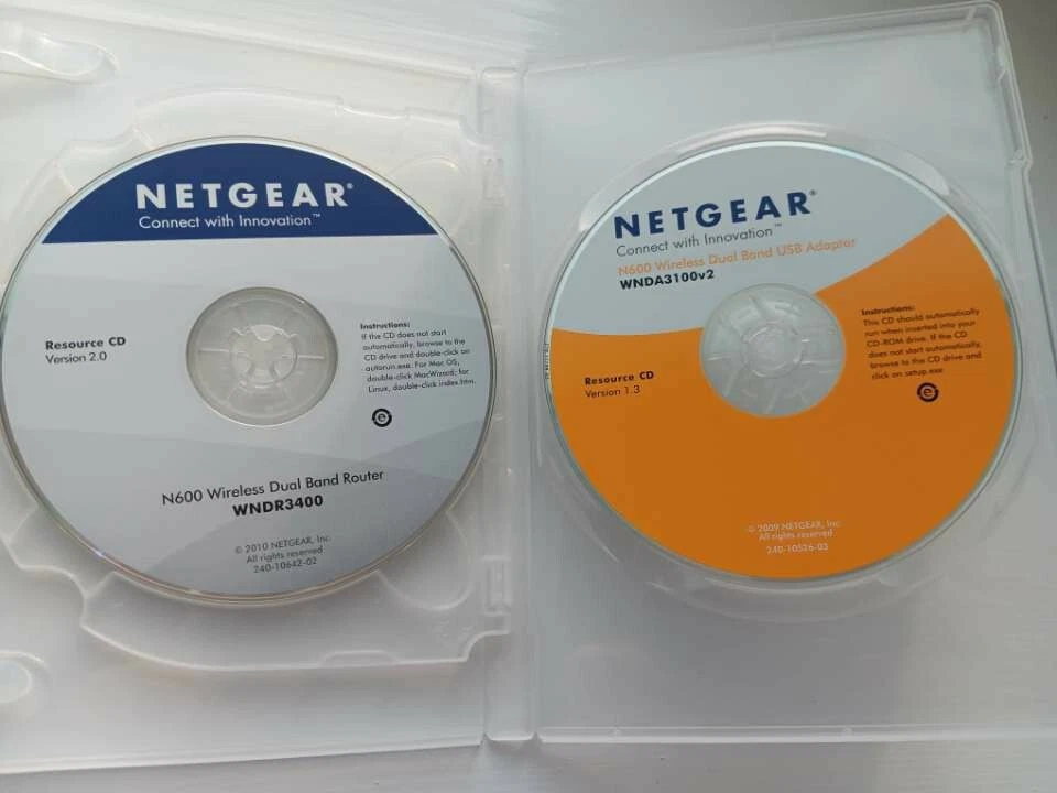 Netgear Wireless Router Resource CD's Version 1.3+2 WNDR3400+WNDA3100v2 - Image 1 of 1