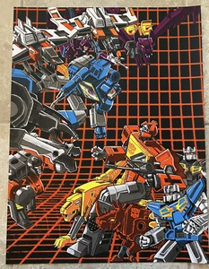 Póster de The Transformers G1 Soundwave VS Blaster impresión artística película Tim Doyle mondo - Imagen 1 de 10