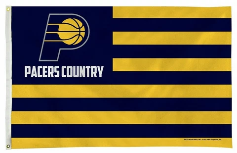 Indiana Pacers Flag Banner 3x5 Country Design Premium Outdoor House Basketball Cover