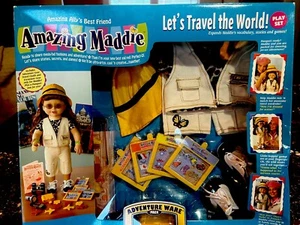 Amazing Ally Amazing Maddie Let's Travel The World  Play Set 1990s NIB - Picture 1 of 3