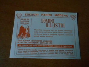 cartolina-CEDOLA PER LA RICHIESTA  ALBUM PANINI UOMINI ILLUSTRI 1968 - Foto 1 di 2