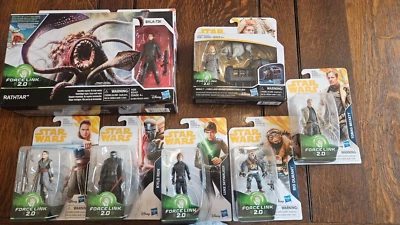 Star Wars Action Figures Force Link 2.0 Lot See pictures and Description - Image 1 of 4