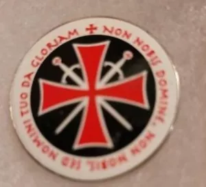 Ritter Templerkreuz und Schwerter Reversnadel - Bild 1 von 1