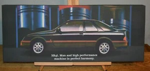 Ford Sierra XR4 canvas 1980s Advert 12'' x 30''x 1.5inch wall art - Picture 1 of 1