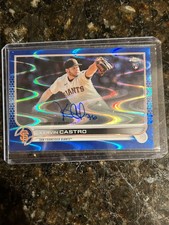 2022 Topps Chrome - Rookie Autographs Blue Wave  Refractor #RA-KC 62/150
