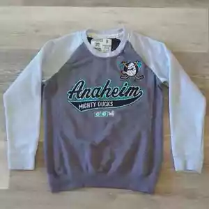 CCM Pro OK'd Anaheim Mighty Ducks Women's Pullover Sweatshirt Grey Size S - Picture 1 of 5