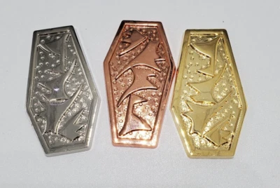 DELUXE Star Trek: Next Generation Klingon Darsek Currency Metal Set of 3 - Image 1 of 3