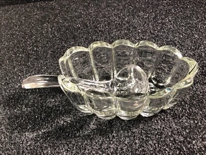 5.5” L Vintage Princess House. Crystal Cut Glass Spoon Fork Holder - Picture 1 of 8