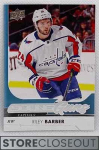 2017-18 Upper Deck #233 Riley Barber Rookie Young Guns RC Washington Capitals - Picture 1 of 2