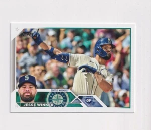 (10) Jesse Winker 2023 TOPPS SERIES 1 BASE CARD LOT #306 SEATTLE MARINERS - Picture 1 of 1