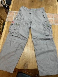 Molecule Heavyweight Cotton Cargo Combat Hose Trousers Skater Board Biker Surfer - Bild 1 von 9