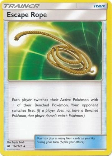 Escape Rope - 114/147 - Uncommon Near Mint Sun & Moon: Burning Shadows - Image 1 of 1