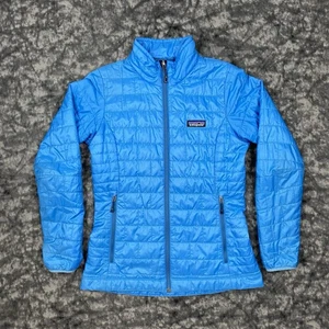 Patagonia Nano Puff Jacket Womens Size XS Blue Insulated Primaloft Coat Outdoor - Picture 1 of 16