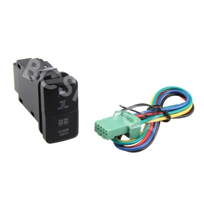 Driving Light Fog Lights Switch Button Fit For TOYOTA PRADO 120 SERIES 2003-2009 - Image 1 of 4