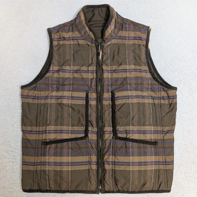 Chaleco utilitario reversible Lauren Ralph Lauren para mujer 1X acolchado ribete de pana Foto 1 de 4