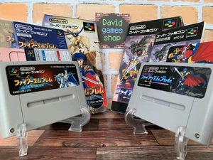 Nintendo SFC SNES Fire Emblem Genealogy of The Holy War + Mystery of The Emblem - Picture 1 of 18