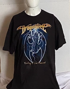 Vintage Dragonforce Valley of the Damned T-Shirt Hanes Adult XL Metal Band - Picture 1 of 3