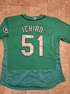 Camiseta deportiva cosida XXL para hombre Ichiro Suzuki Seattle Mariners 🔥  Foto 1 de 4