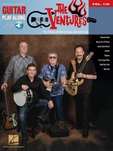 The Ventures Guitar Play-Along Vol 116 Tab Sheet Music Songs Book Online Audio - Picture 1 of 1