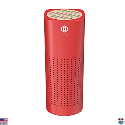 Purificador de Aire HEPA 13 para Coche y Oficina, Filtración de 4 Etapas, USB, Rojo Foto 1 de 4