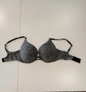 Sujetador Victoria's Secret para mujer 34DD gris a rayas forrado acolchado con aros - Imagen 1 de 4