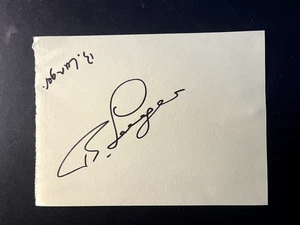 BERNHARD LANGER - LEGENDARY GERMAN GOLFER - SIGNED ALBUM PAGE - Picture 1 of 1