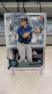 Tarjeta de novato Bowman Cal Raleigh 2022 RC - #49 - Marineros - Imagen 1 de 2