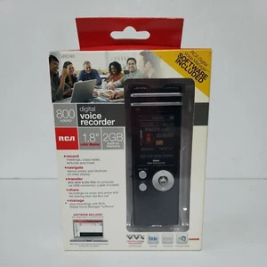 RCA Digital Voice Recorder 800 Hours 1.8" Color Display w/ 2 GB - Picture 1 of 6