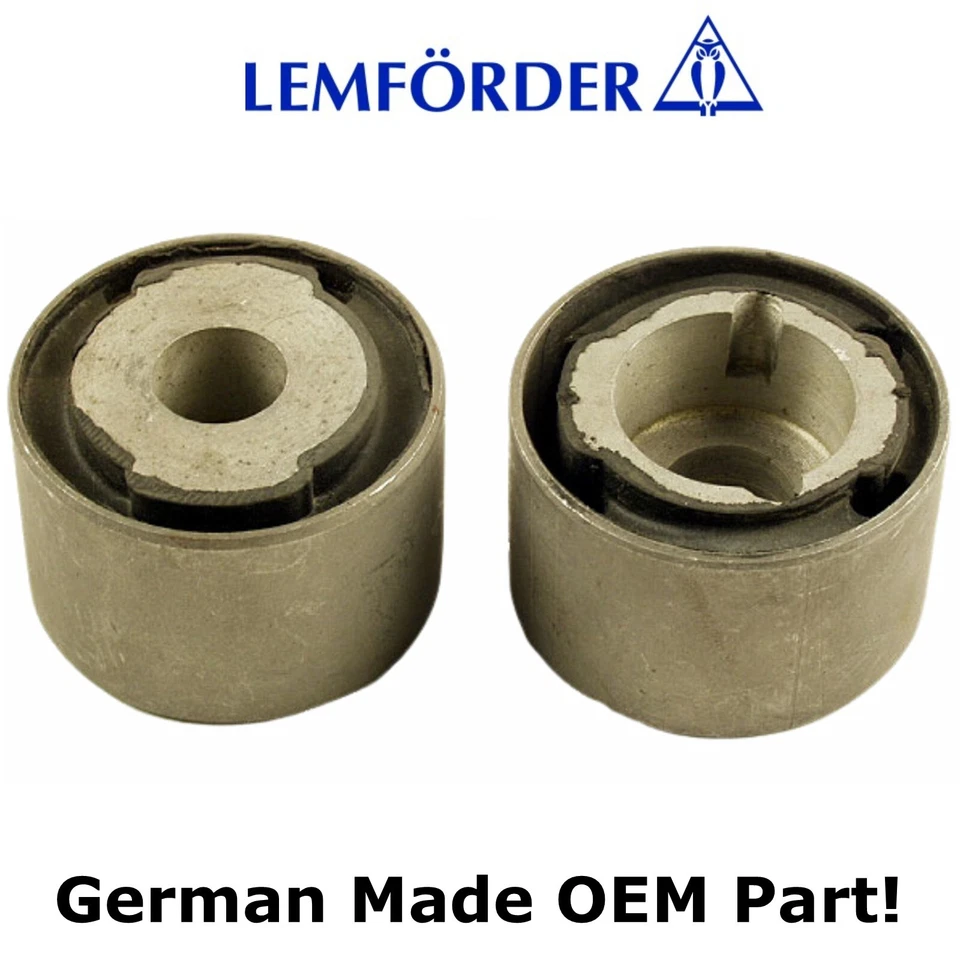 2 Rear Axle Housing to Sub Frame Mount Bushing 1986-95 Mercedes W124 Lemfoerder - Image 1 of 4