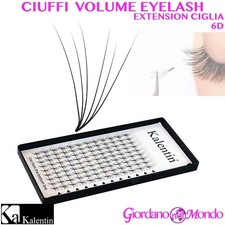CIUFFI CIGLIA 6D VOLUME CURVA C EXTENSION EYELASH KALENTIN