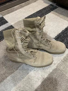 Men Belleville Vibram Desert Sand Military Boots US Size 12.5 R 303 108 - Picture 1 of 13