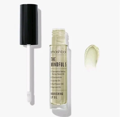 New Smashbox Mindful 5 Nourishing Lip Oil~0.14 fl.oz. liquid/4.2 ml - Image 1 of 2