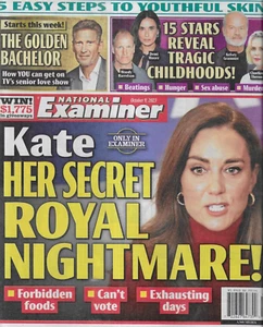 National Examiner Kate Middleton Golden Bachelor Tragic Star Childhoods 2023 - Picture 1 of 12