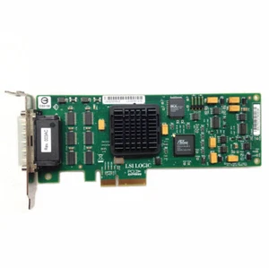 LSI LOGIC LSI22320SLE HBA Dual Channel PCI-E LVD Ultra320 SCSI Host Bus Adapter - Picture 1 of 5