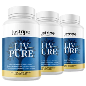 3 Pack Liv Pure Capsules For Liver Detox Support - Liv Pure Weight Loss Pills - Picture 1 of 4