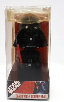 Star Wars Darth Vader Bobble Head Wacky Wobbler FUNKO Series 1 Collectible 2007 - Image 1 of 4