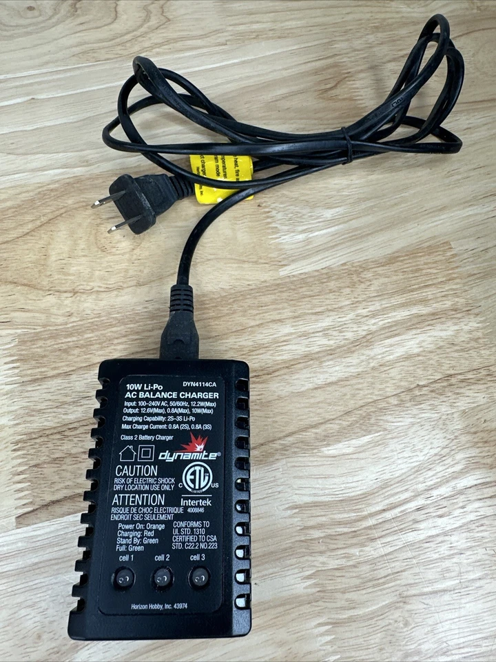 Dynamite DYN4114CA 10W Li-Po LiPo AC Balance Charger Horizon Hobby Inc - Image 1 of 4