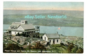 Beacon NY- POWER HOUSE & CASINO-MONTAJE BALIZA - Postal Matteawan/MT/Río Hudson - Imagen 1 de 2