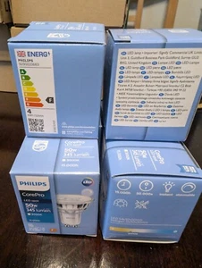 6x Philips GU10 4W 3000K warm White Dimmable spotlight ,please read description - Picture 1 of 7