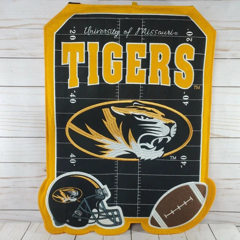 University of Missouri Tigers MU Mizzou 2017 Football Field Felt Door Banner Cover