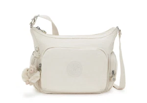 Kipling GABB S Medium Crossbody Bag - Hideaway Beige RRP £88 - Picture 1 of 8