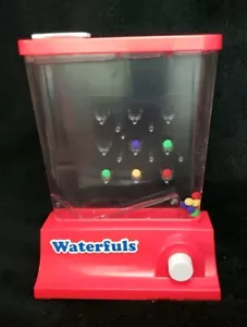 Waterfuls Wonderful Water Push Luck Skill Game Red Tic Tac Toe Sensory - Picture 1 of 5