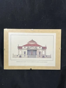 ANDREA PALLADIO VILLA ALMERICO CAPRA LA ROTONDA PRINT 5 X 7” PLAQUE - Picture 1 of 7