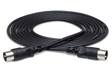 Hosa MID-310BK 5-Pin DIN to 5-Pin DIN MIDI Cable, 10 Feet