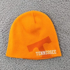 Vtg Nike Team Tennessee Volunteers Beanie Winter Orange Adult One Size Toboggan - Picture 1 of 7