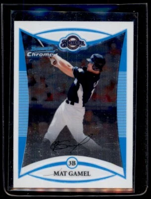 2008 Bowman Chrome Draft Prospects #BDPP83 Mat Gamel FG - Image 1 of 2