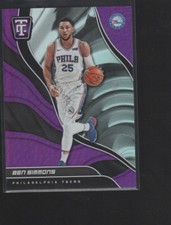 BEN SIMMONS 2017-18 PANINI TOTALLY CERTIFIED PURPLE PARALLEL #22