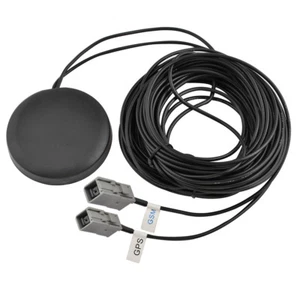GPS+GSM Combined Antenna GT5 Connector for ALFA Romeo Connect Nav Magnetic Base - Picture 1 of 2
