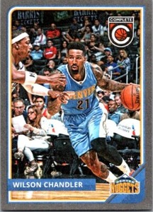 2015-16 Panini Complete Basketball Silver #7 Wilson Chandler - Denver Nuggets