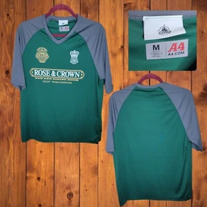 Disney Epcot UK Pavilion Rose & Crown Soccer Jersey-Green Medium Med - Picture 1 of 6